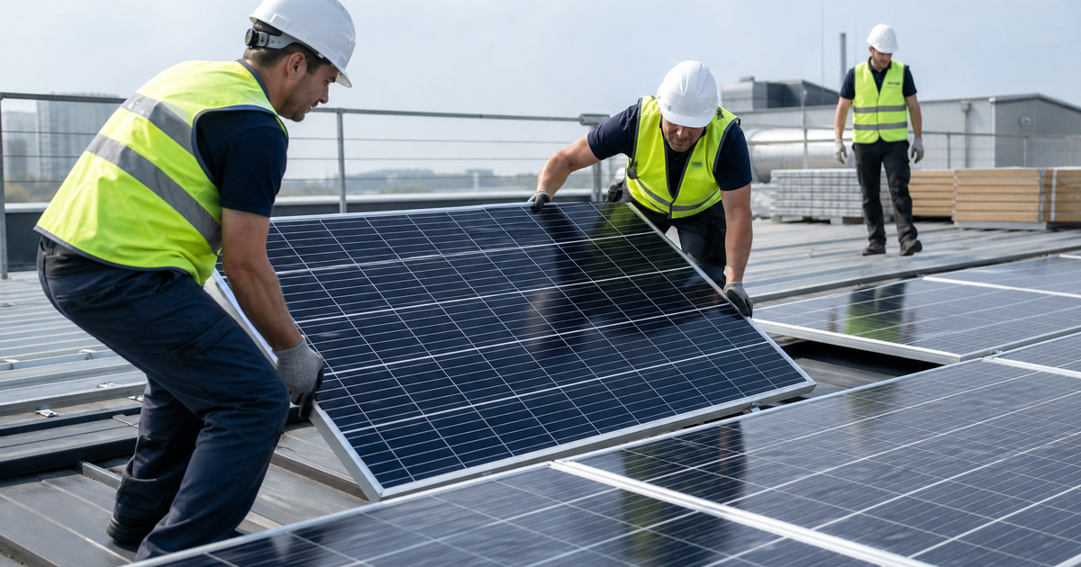 Cantiere fotovoltaico aziendale: accessi, lavorazioni e interferenze